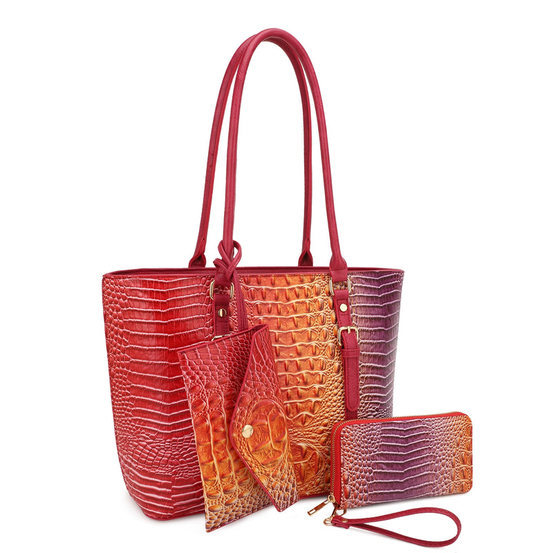 Celestine (3 in 1 Tote) Fuschia