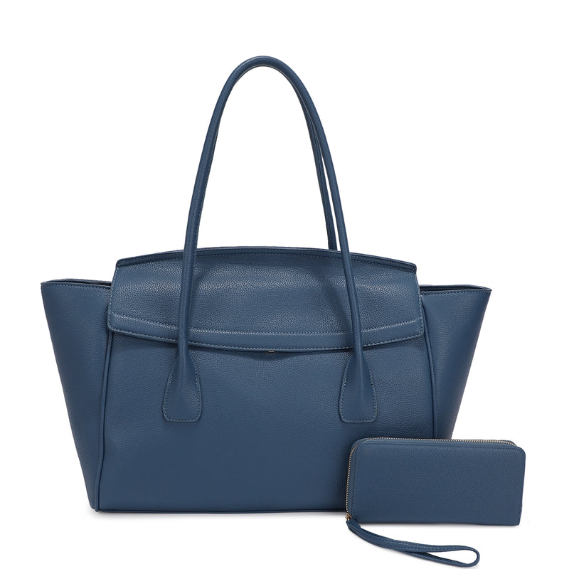 Loriana (2 N 1) Handbag & Wallet (Blue)
