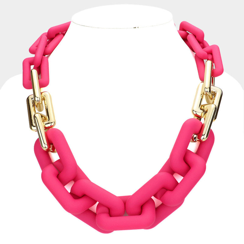 Nessa (Pink) NECKLACE ONLY
