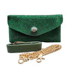 Monica (Green) Wallet/Clutch/Fanny Pack/Crossbody