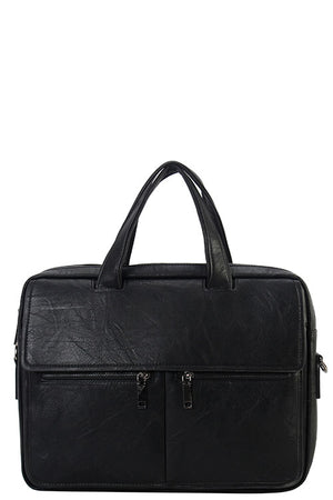 Willie Laptop Briefcase (Black)