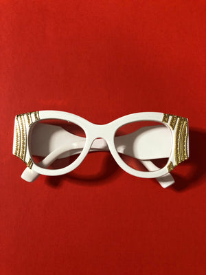 Elton (White w/Gold)