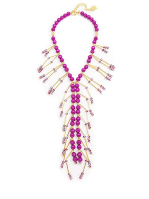 Berry Beadie Collar Necklace